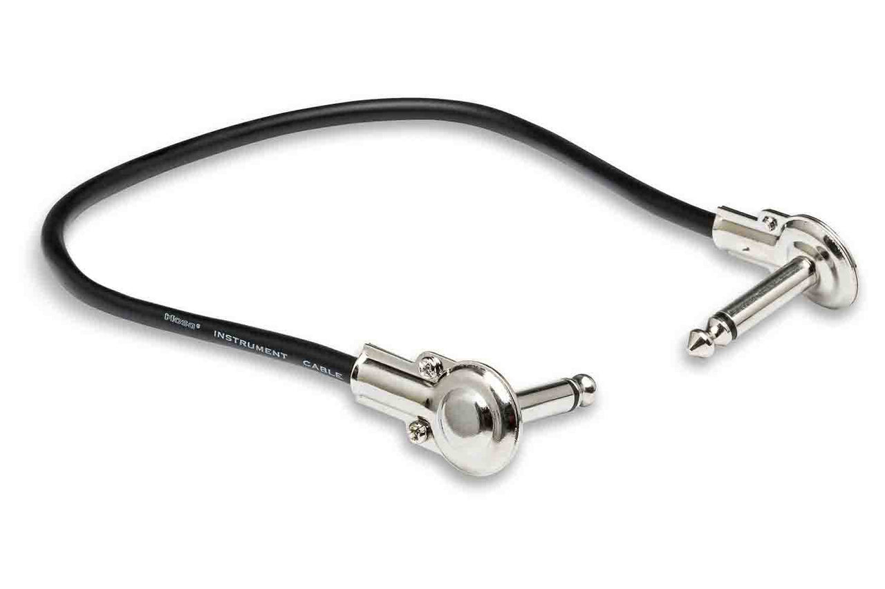 Hosa IRG-103 Guitar Patch Cable, Low-profile Right-angle to Same - 3 Feet