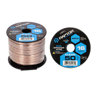 Thumbnail for Raptor RSW16-50 Speaker Wire 16GA Clear 50ft - Vice Series