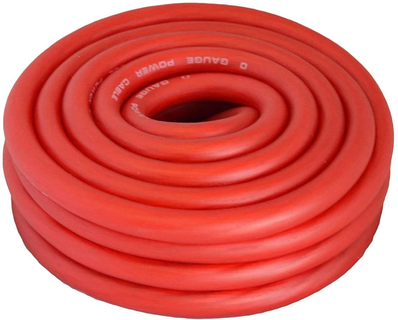 1/0 Gauge 25 Feet High Performance Flexi Amp Power/Ground Cable Wire Red