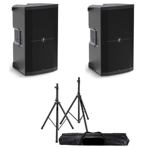 Mackie Thump 212 12" 1400W PA Speaker Package with Stands and Bag