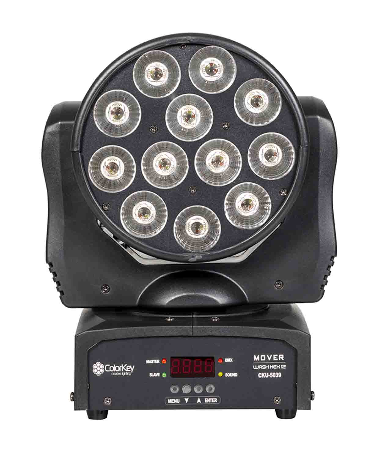 Colorkey CKU-5039 Mover Wash Hex 12, Moving Head Wash Light