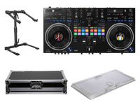 Thumbnail for Pioneer DDJ-REV7, 2-Channel DJ Controller Package with Decksaver Cover, Odyssey Flight Case and Headliner Laptop Stand