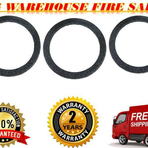 3 15" Gray Carpeted MDF Car Stereo Speaker Woofer Subwoofer Sub Ring Spacer