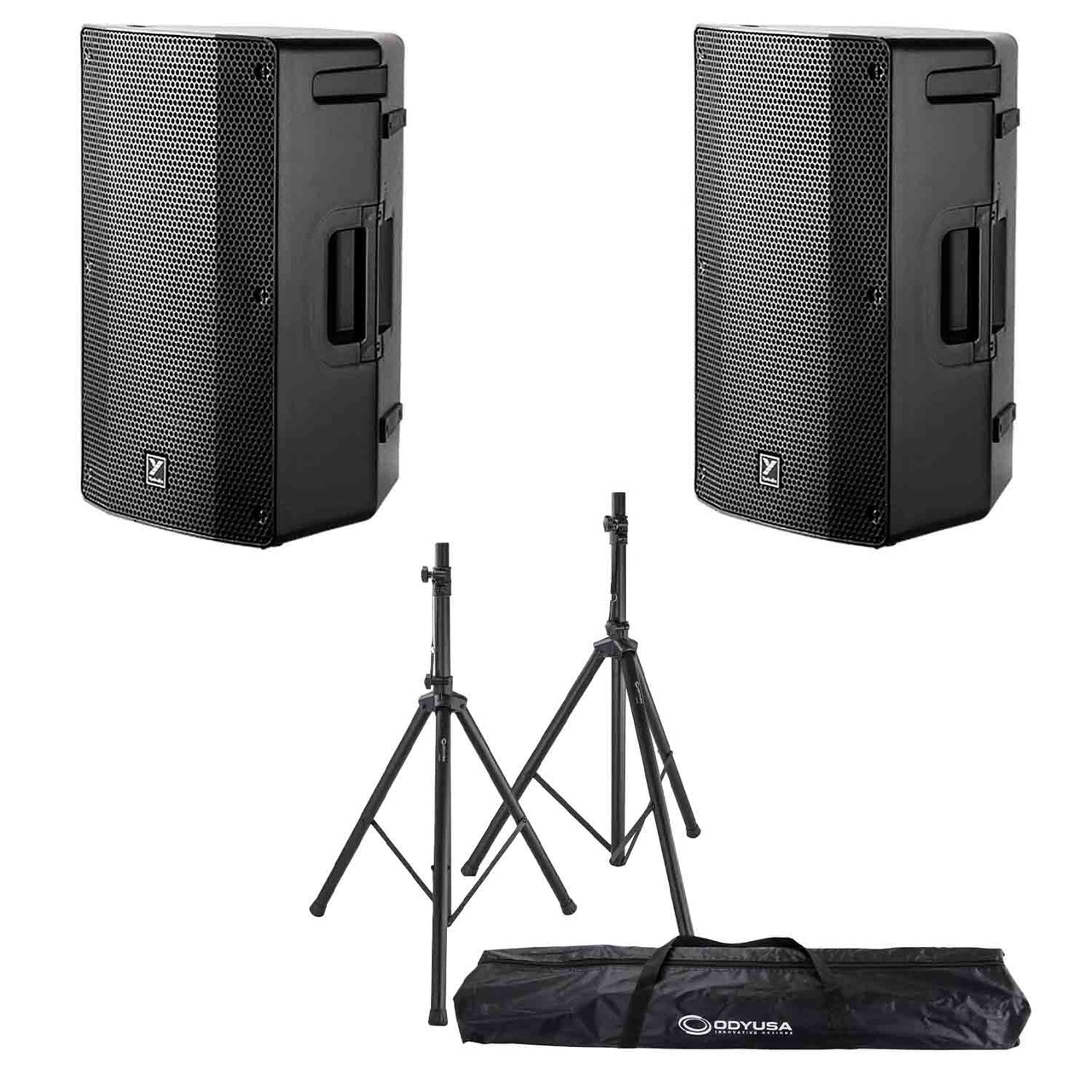 Yorkville YXL12P 12" PA Speaker Package with Stands and Bag