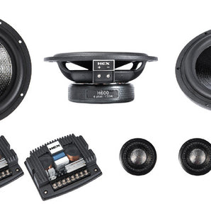 Diamond Audio H600A HEX Series 6.75” 2-Way Component Set w/Aluminum Dome Tweeter