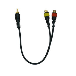 Peavey PV® Y Cable 1' - 1) RCA M to 2) RCA F