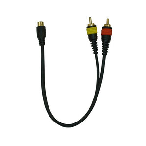 Peavey PV® Y Cable 1' - 1) RCA F to 2) RCA M