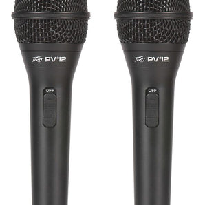 Peavey PV®i 2 (2 Pack) Dynamic Vocal Microphone - Black