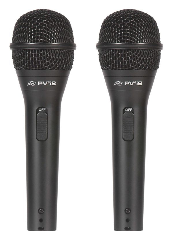 Peavey PV®i 2 (2 Pack) Dynamic Vocal Microphone - Black