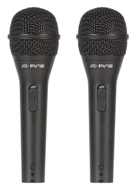 Thumbnail for Peavey PV®i 2 (2 Pack) Dynamic Vocal Microphone - Black