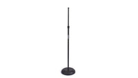 Thumbnail for Peavey Black Round Base Mic Stand (Pkg 6 ) (3+ Break)