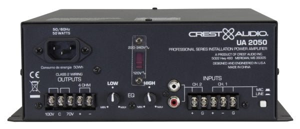 Peavey UA™-2050 Utility Amplifier