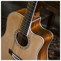 Thumbnail for Peavey DW 2CE ST CUTAWAY ELE W/C Acoustic-Electric Guitar with Electronics and Case