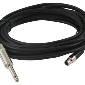 Peavey H5 Harmonica Mic Cable - Mini XLR to 1/4" Phone Plug