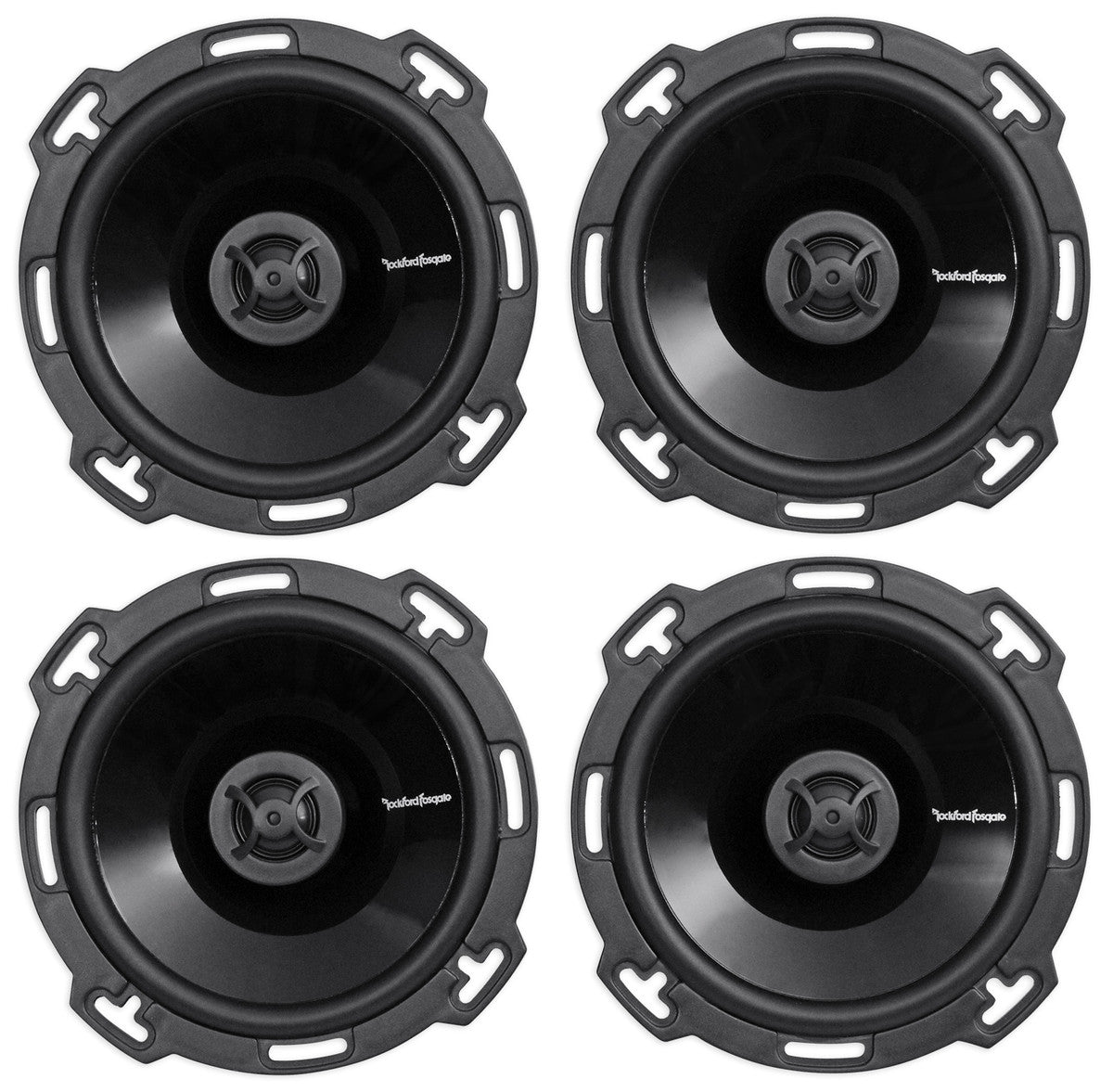 2 Rockford Fosgate P16 Punch 6.0" 2-Way Full-Range Speaker Pair