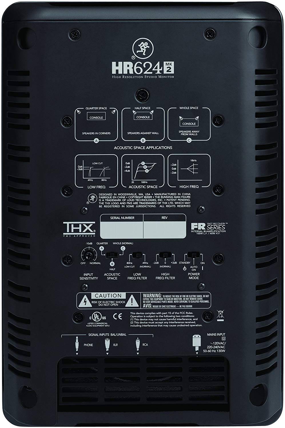 Mackie HR624mk2 6 Inch 2-way High Resolution Studio Monitor