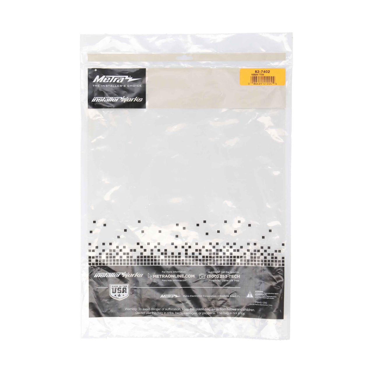 Metra 82-7402 Front Speaker Adapter 6X9" Compatible Fits Nissan 2016-Up