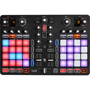 Hercules DJCONTROL-P32 DJ Controller with High Performance Pads