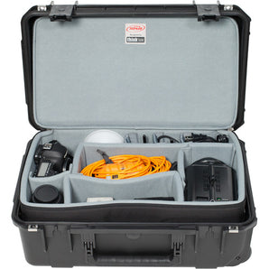 SKB 3i-2011-7DZ iSeries 2011-7 Case with Think Tank Removable Zippered Divider Interior (Black)