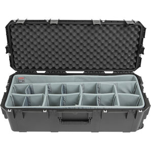 SKB 3i-3613-12DT iSeries Case with Think Tank Lighting/Stand Dividers & Lid Foam (Black)