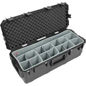 SKB 3i-3613-12DT iSeries Case with Think Tank Lighting/Stand Dividers & Lid Foam (Black)