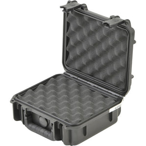 SKB 3i-0907-4B-L Small Mil-Std Waterproof Case 4" Deep with Layered Foam (Black)