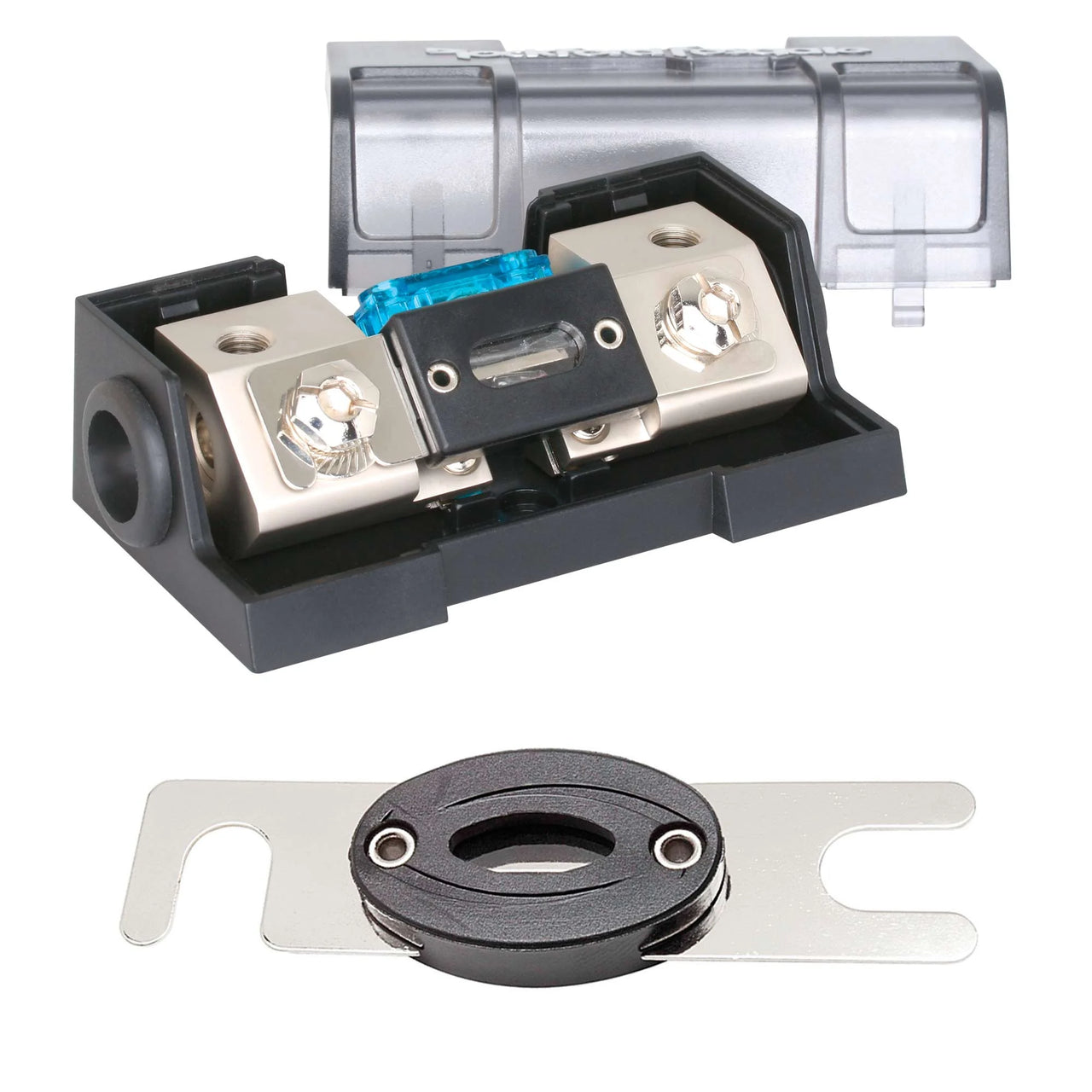 Rockford Fosgate RFFANL Inline ANL/Maxi Fuse Holder Accepts 1/0 AWG / 4 Awg Wire