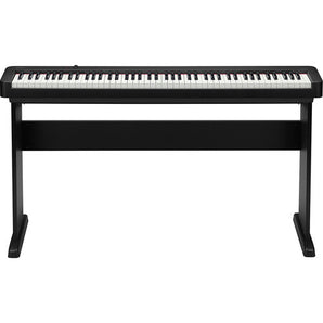 Casio CS-470P Matching Wood Stand with 3 Fixed Pedals for CDP-S Keyboards (Black)