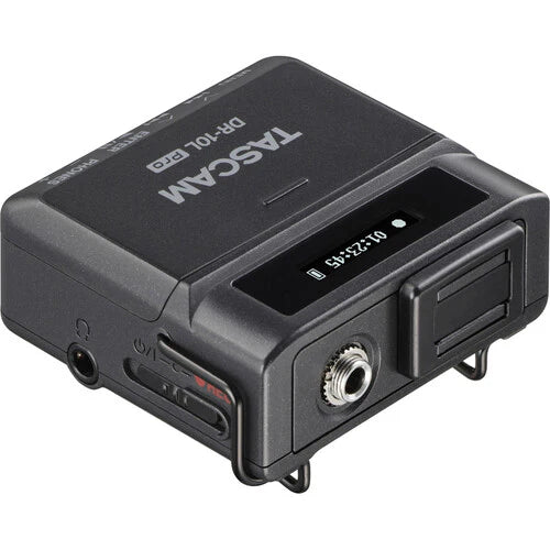 Tascam DR-10L Digital Audio Recorder with Lavalier Mic - Black