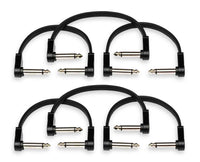 Thumbnail for Hosa CFP-606 Flat Guitar Pedalboard Patch Cable - (6 in, 6 Pack)