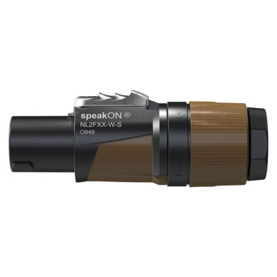 Neutrik NL2FXX-W-S speakON Cable Connector