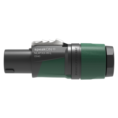 Neutrik NL4FXX-W-L speakON Cable Connector