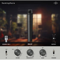 Thumbnail for Universal Audio UA-SD3-U Cardioid Dynamic Microphone with Hemisphere Modeling