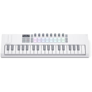 Novation LAUNCHKEY-M37-MK4-WH USB MIDI Keyboard Controller (White, 37 Mini Keys)