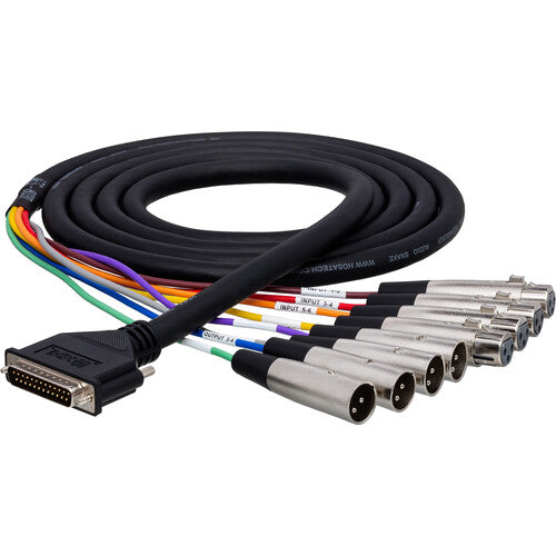 Hosa AES-805Y DB25-to-XLR AES/EBU Breakout Snake - 16.5' (5 m)