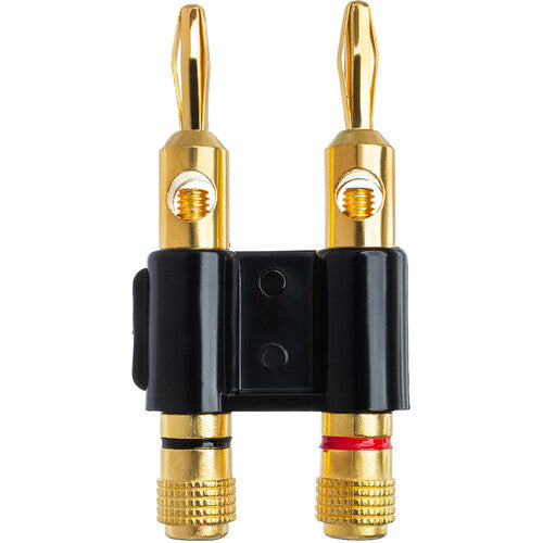 Hosa BNA-260BK Premium Dual Banana Plug- Blk