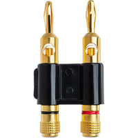 Thumbnail for Hosa BNA-260BK Premium Dual Banana Plug- Blk