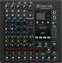 Thumbnail for Mackie Onyx8, 8-Channel Premium Analog Audio Mixer + Multitrack USB Recording