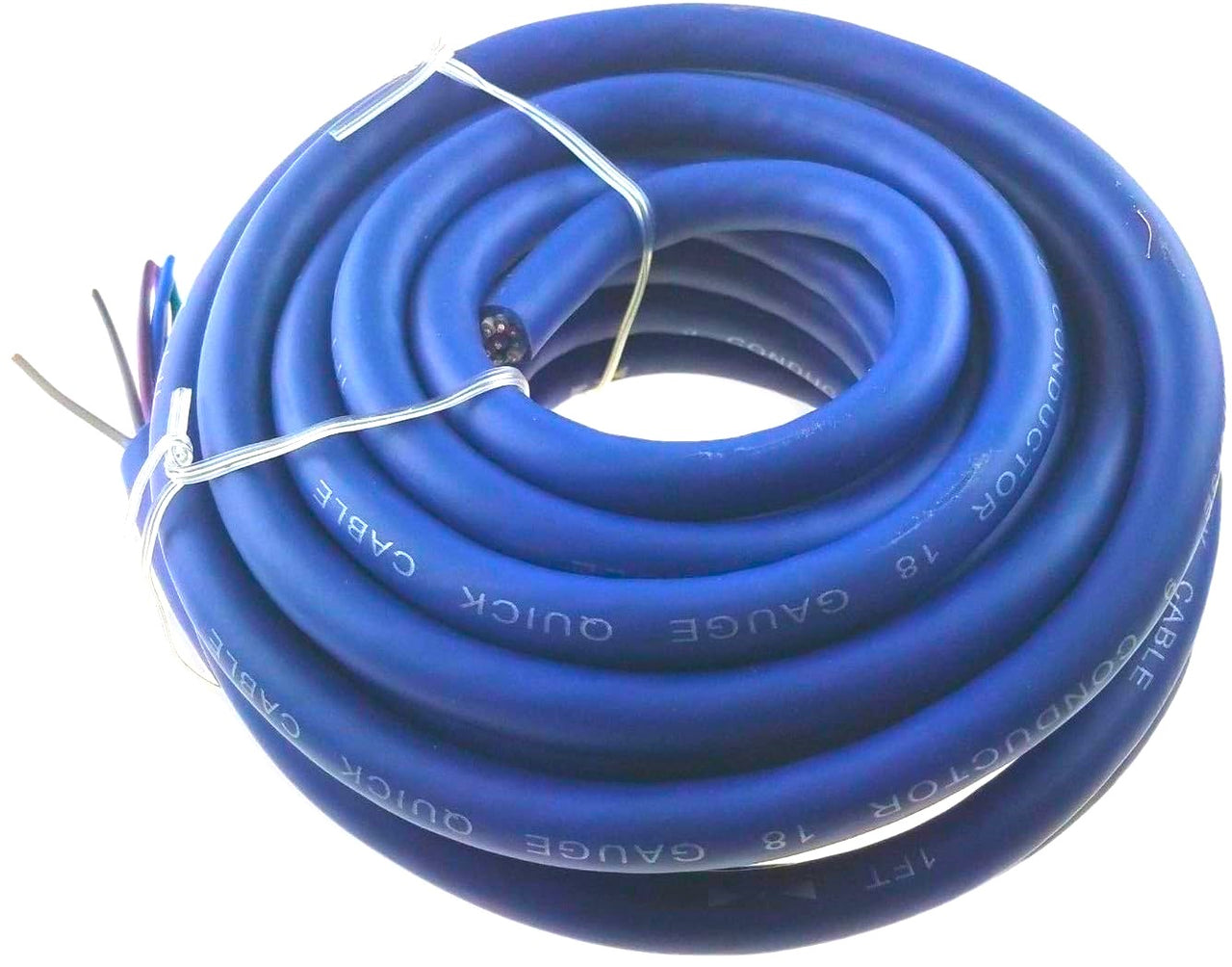 Metra 100ft 18 Gauge Multi 9 Conductor Blue Speed Hiding Speaker Trailer Wire Cables