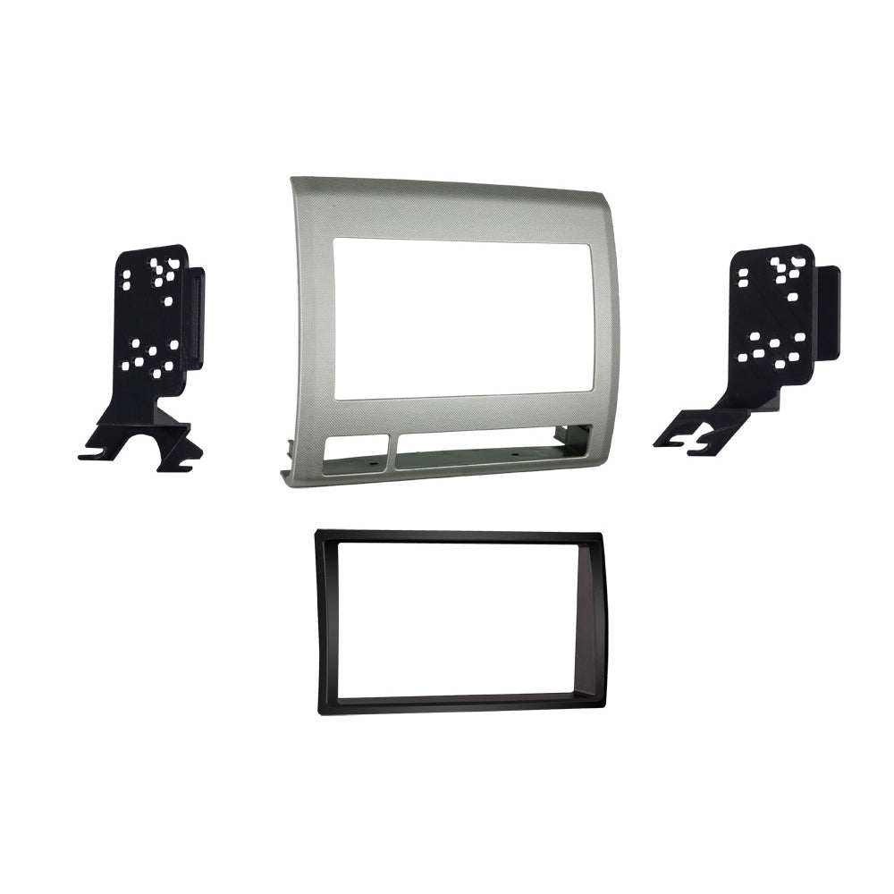 Metra 95-8214TG Double DIN Textured Gray Dash Kit - Compatible Fits for Toyota Tacoma 2005-2011
