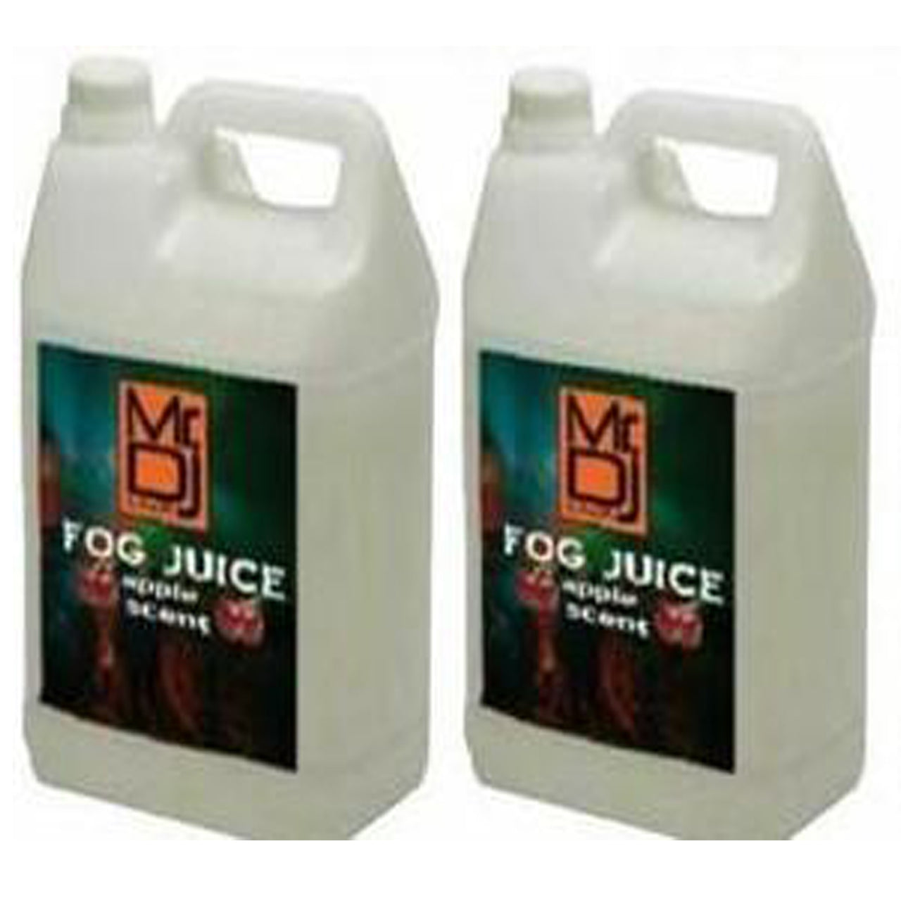 2 MR DJ Gallon Fog/Juice Fluid for Chauvet, ADJ, Machine Fog Juice Fluid Apple Scent Gallons of Fog/Smoke/Haze Machine Refill Liquid Juice Water Based Fog Machine Fluid