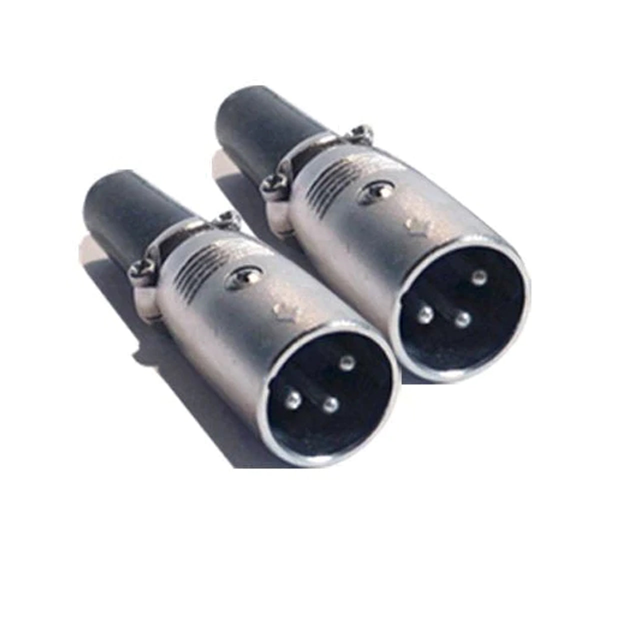 Mr. Dj XLRMH2 1 Pair XLR Male Head 3 Pin Connector Allows for Speaker Cables