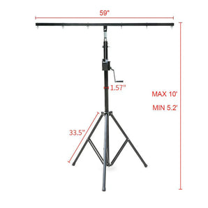 MR Truss TST200 Pro Audio & Lighting Crank-Up Tripod Stand 12FT Adjustable Heavy-Duty Stand