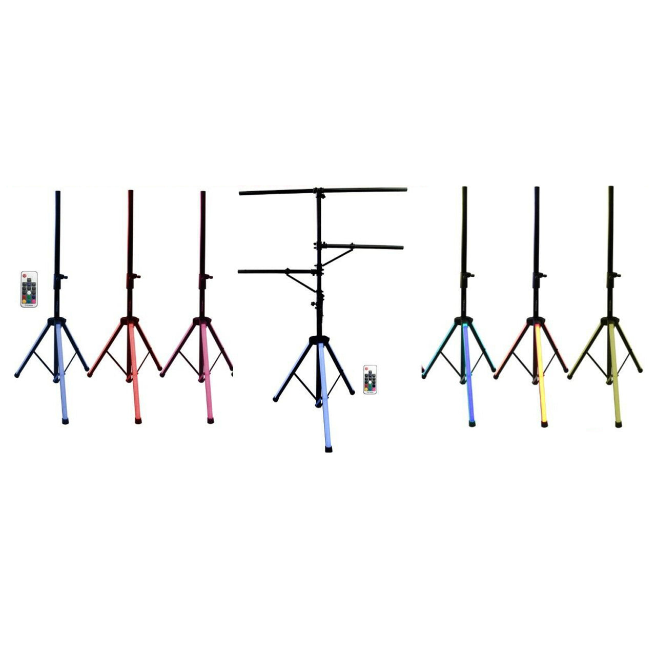 TRUSS Color Lighting LED lighting TBar Stand LED Lighting Built Into Tripod Legs