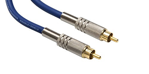 Hosa DRA-501 RCA to RCA S/PDIF Coax Cable Compatible with Pioneer DJ CDJ-3000 - 1 Meter