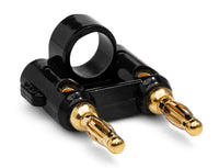 Thumbnail for Hosa BNA-240BK Dual Banana Connector - Black