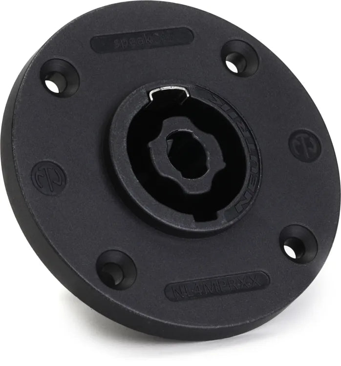 Neutrik SS-NL4MPRXX 4-pole speakON Male Panel-mount Round G-series Flange Connector