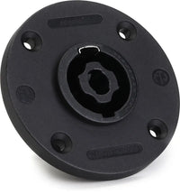 Thumbnail for Neutrik SS-NL4MPRXX 4-pole speakON Male Panel-mount Round G-series Flange Connector