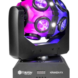 Colorkey CKU-1070 Kraken FX Energizing QUAD Color LED Effect Light with Built in Blinder