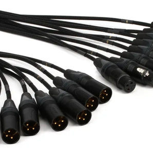 Mogami GOLD 8 XLR-XLR-75 8-channel XLR Male to XLR Female Snake Cable - 75 foot
